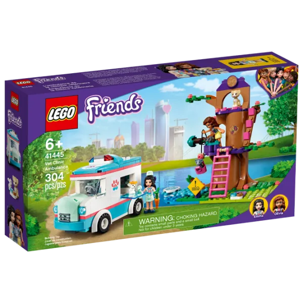 Детский конструктор LEGO Vet Clinic Ambulance Скорая помощь/ Фиолетовый photo 1