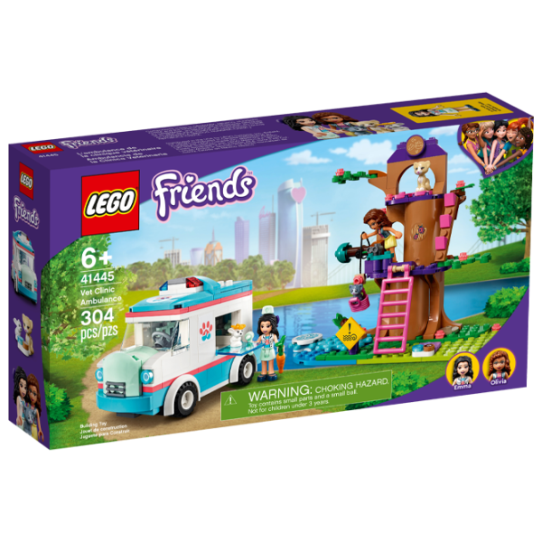 Детский конструктор LEGO Vet Clinic Ambulance Скорая помощь/ Фиолетовый photo 1