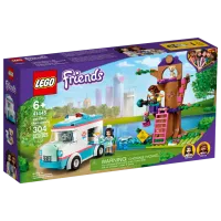 Детский конструктор LEGO Vet Clinic Ambulance Скорая помощь/ Фиолетовый