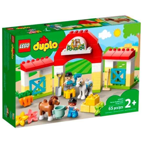 Конструктор LEGO Horse Stable and Pony Care Ферма/ Разноцветный photo 1