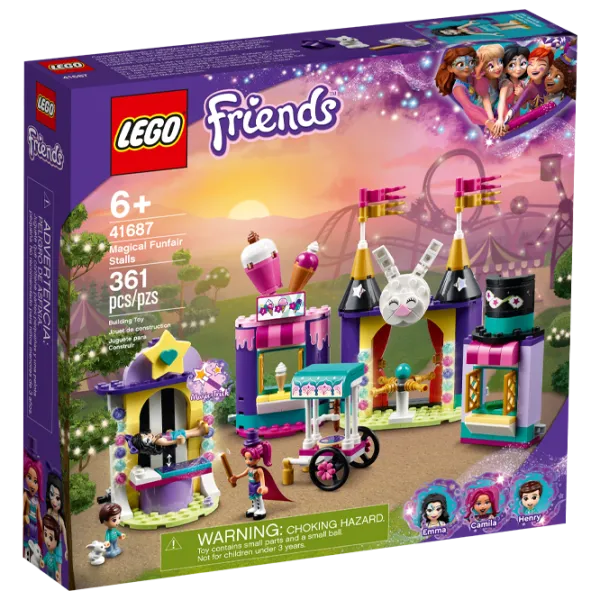 Детский конструктор LEGO Magical Funfair Stalls Волшебный фестиваль/ Фиолетовый photo 1