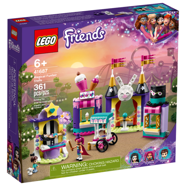 Детский конструктор LEGO Magical Funfair Stalls Волшебный фестиваль/ Фиолетовый photo 1