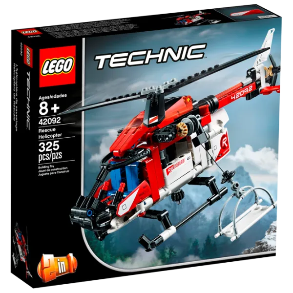 Детский конструктор LEGO Rescue Helicopter Вертолет/ Красный photo 1
