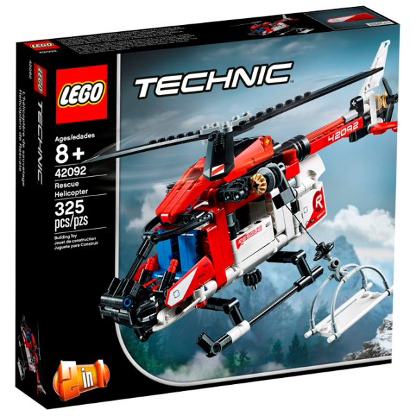 Детский конструктор LEGO Rescue Helicopter Вертолет/ Красный photo 1