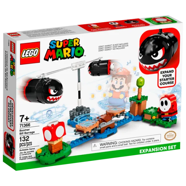 Конструктор LEGO Boomer Bill Baragge Expancion Set Уровень Super Mario/ Разноцветный photo 1