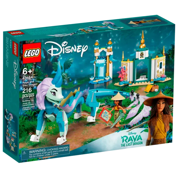 Детский конструктор LEGO Raya and Sisu Dragon Дракон/ Синий photo 1