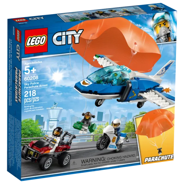 Конструктор LEGO Sky Police Parachute Arrest Полиция/ Синий photo 1