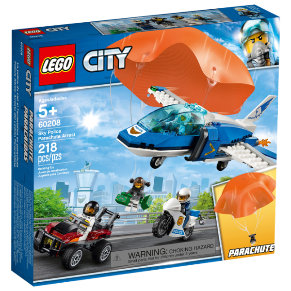 Конструктор LEGO Sky Police Parachute Arrest Полиция/ Синий photo 1