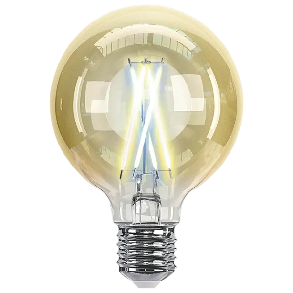 Bec inteligent LED cu filament Hiper IoT G80 Vintage HI-G80FIV E27/ 7 W/ 6500 K/ 630lm/ White photo 1