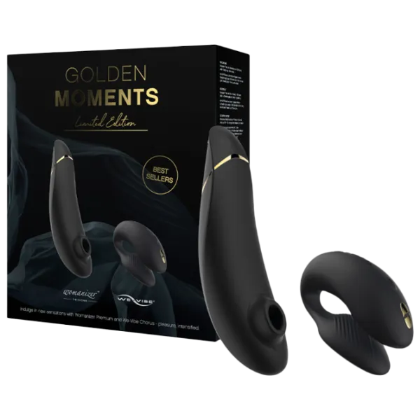 Набор игрушек для взрослых We-Vibe Golden Moments Collection By Womanizer & We-Vibe Set Черный photo 1 Набор игрушек для взрослых We-Vibe Golden Moments Collection By Womanizer & We-Vibe Set Черный photo 1