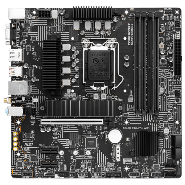 Материнская плата MSI MSI B560M PRO-VDH WIFI mATX/ Intel B560 photo 1 Материнская плата MSI MSI B560M PRO-VDH WIFI mATX/ Intel B560 photo 1