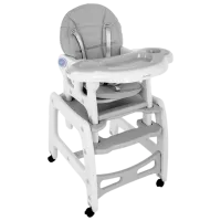 Стульчик для кормления Glamvers NIC (183796) Трансформер/ 4 месяца/ Серый