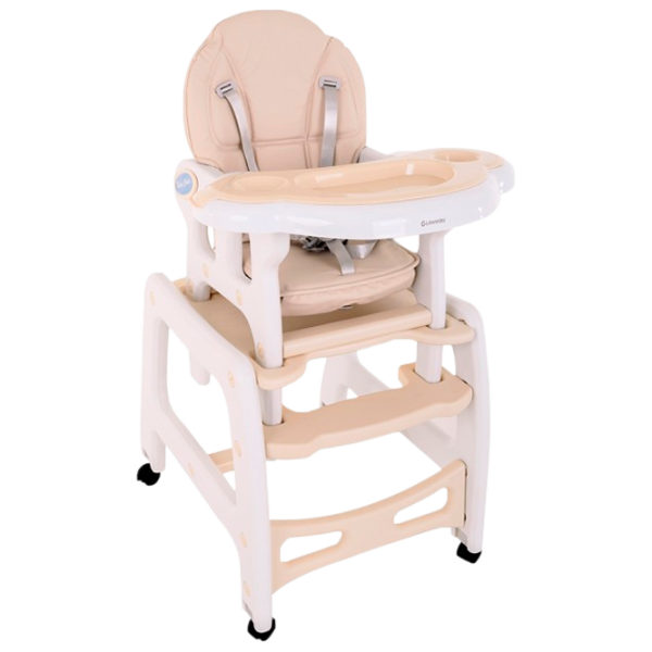 Scaun de masă Glamvers NIC (183802) Transformer/ 4 luni/ Beige photo 1
