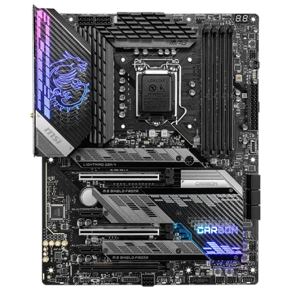 Материнская плата MSI MPG Z590 GAMING CARBON WIFI ATX/ Intel Z590 photo 1 Материнская плата MSI MPG Z590 GAMING CARBON WIFI ATX/ Intel Z590 photo 1