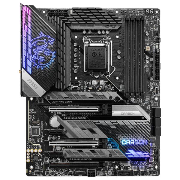 Материнская плата MSI MPG Z590 GAMING CARBON WIFI ATX/ Intel Z590 photo 1 Материнская плата MSI MPG Z590 GAMING CARBON WIFI ATX/ Intel Z590 photo 1