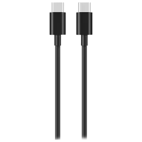Cablu pentru telefon Durabil Rival USB Type-C + USB Type-C 1 m/ Black
