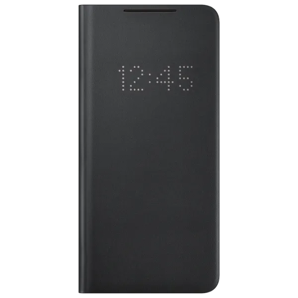 Чехол для смартфона Samsung Galaxy S21 Plus Samsung/ LED View Cover/ PC/ PU/ Черный photo 1