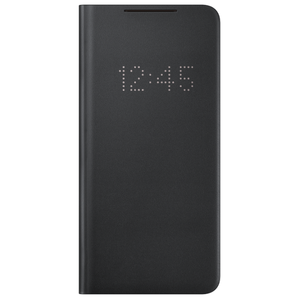 Чехол для смартфона Samsung Galaxy S21 Plus Samsung/ LED View Cover/ PC/ PU/ Черный photo 1