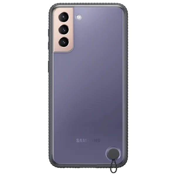 Husă pentru smartphone Samsung Galaxy S21 Plus Samsung/ Back/ PC/ PU/ Transparent Black photo 1