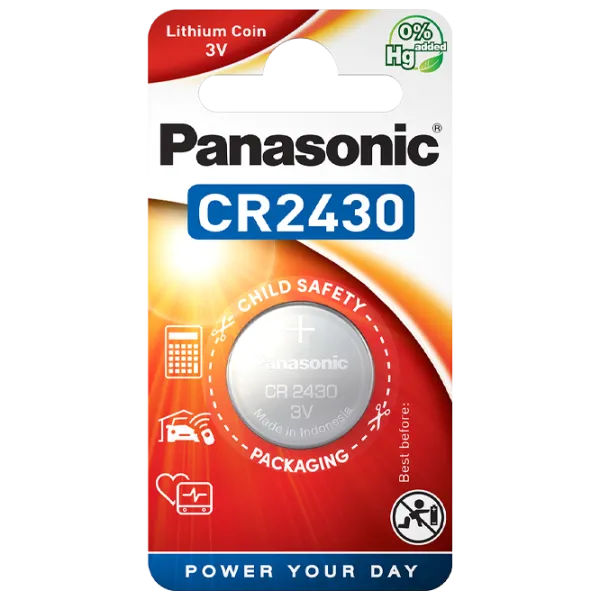 Батарейка Panasonic Lithium CR2430 3 В/ 1 шт. photo 1