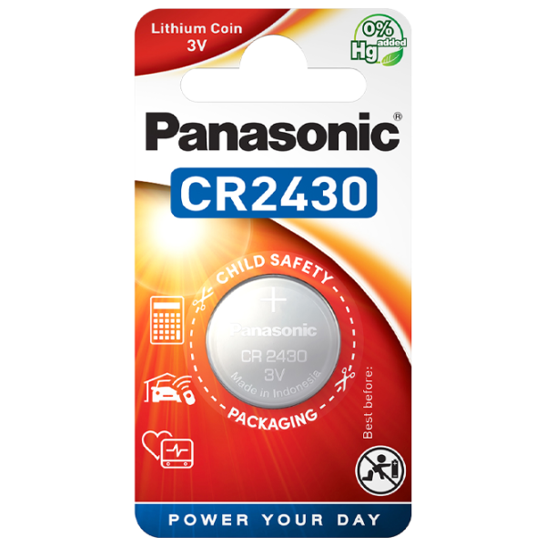Батарейка Panasonic Lithium CR2430 3 В/ 1 шт. photo 1