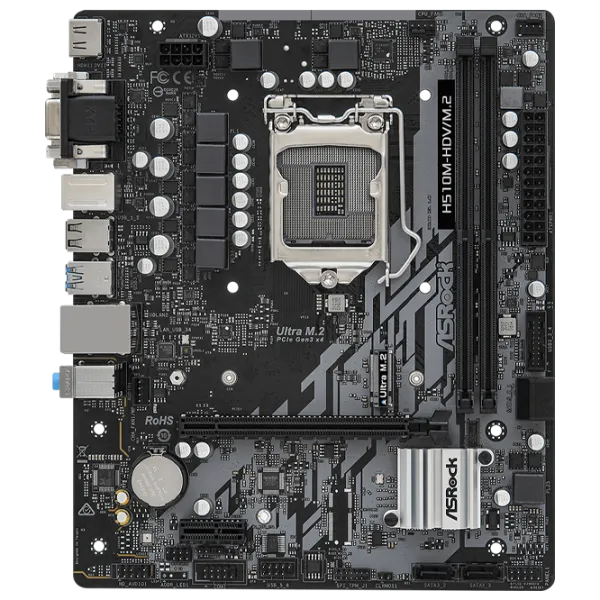 Материнская плата ASRock H510M-HDV mATX/ Intel H510 photo 1