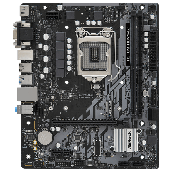 Материнская плата ASRock H510M-HDV mATX/ Intel H510 photo 1