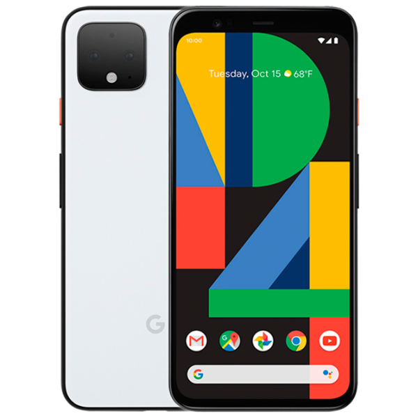 Google Pixel 4 6 GB/ 128 GB/ Single SIM/ White Clearly photo 1