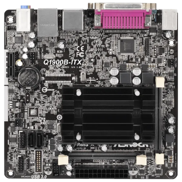 Материнская плата ASRock Q1900B-ITX Mini-ITX/ Celeron J1900 photo 1