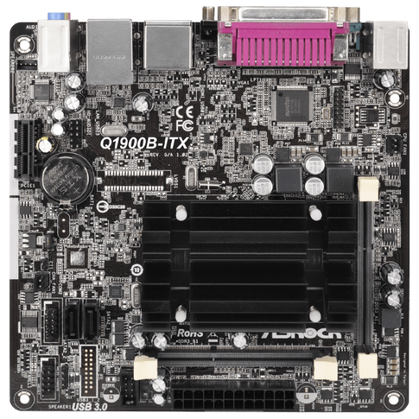 Материнская плата ASRock Q1900B-ITX Mini-ITX/ Celeron J1900 photo 1