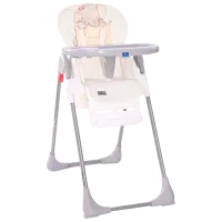 Scaun de masă Lorelli Cryspi (10100442126) Clasic/ 6 luni / Gray 