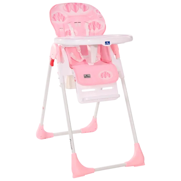 Scaun de masă Lorelli Cryspi (10100442111) Clasic/ 6 luni / Pink  photo 1