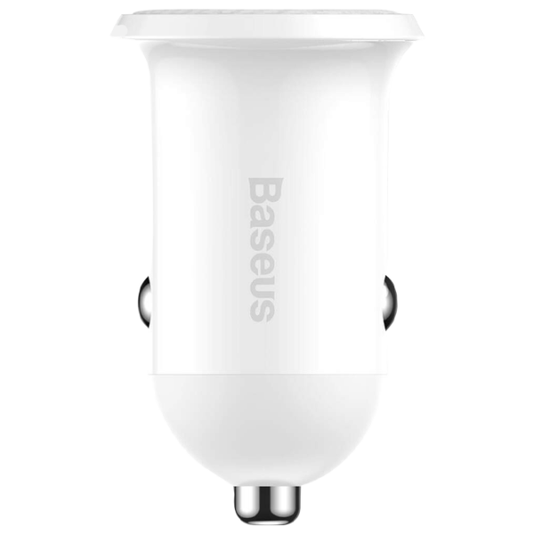Încărcător auto Baseus Grain Pro White photo 1
