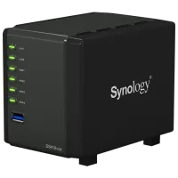 Сетевое хранилище Synology DS419slim Черный