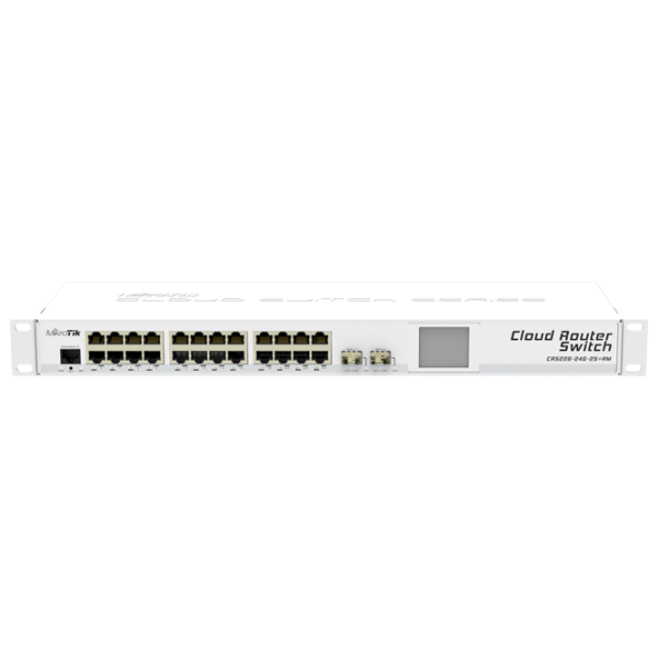 Switch Mikrotik CRS226-24G-2S+RM Белый photo 1