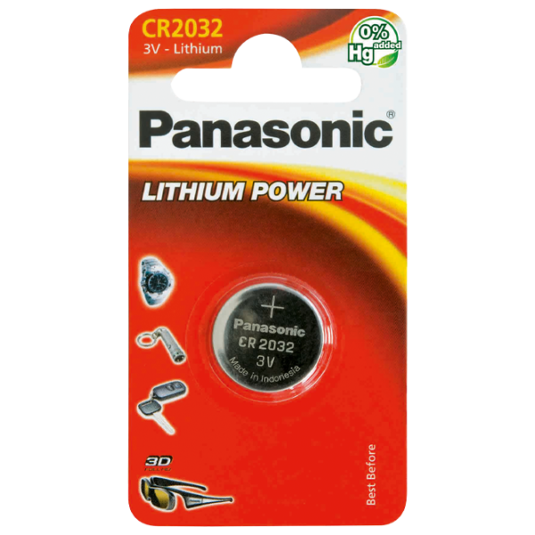 Baterie Panasonic 29706-014 Lithium CR2032 3 V / 1 buc. photo 1