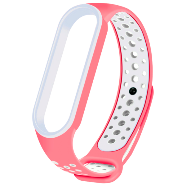 Ремень Xiaomi Mi Band 6 Nike TPU/ Розовый Белый photo 1 Ремень Xiaomi Mi Band 6 Nike TPU/ Розовый Белый photo 1