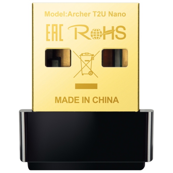 Adaptor de rețea TP-Link Archer T2U Nano Black photo 1