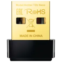 Сетевой адаптер TP-Link Archer T2U Nano Черный