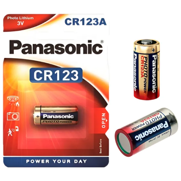 Baterie Panasonic CR123A Lithium CR123A 3 V / 1 photo 2