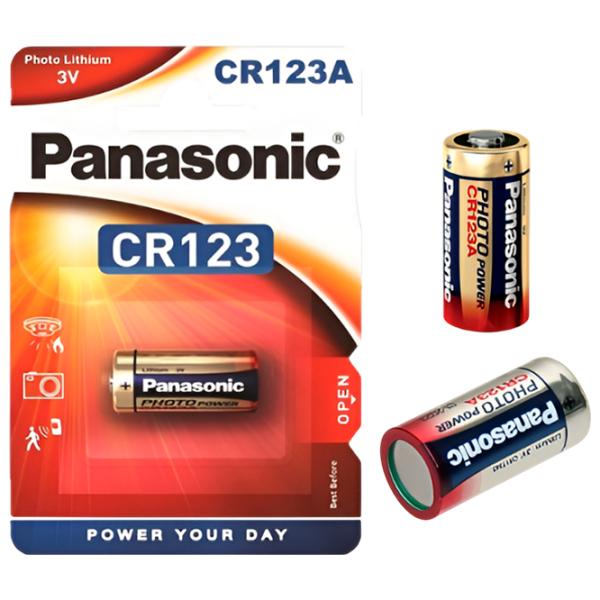 Baterie Panasonic CR123A Lithium CR123A 3 V / 1 photo 2