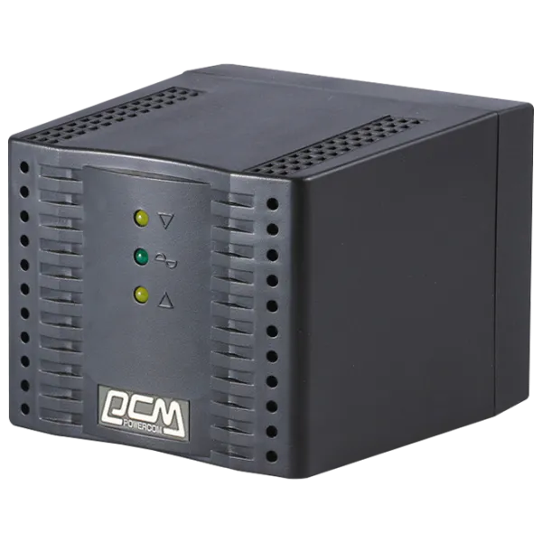 Стабилизатор напряжения PowerCom TCA-2000 Черный photo 1