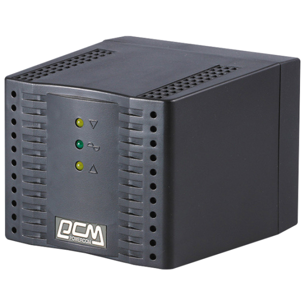Стабилизатор напряжения PowerCom TCA-2000 Черный photo 1