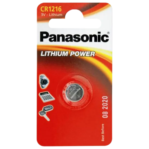 Baterie Panasonic CR-1216EL/1B Lithium CR1216 3 V / 1 buc. photo 1