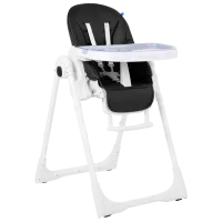 Scaun de masă Kikka Boo Pastello (10876) Clasic/ 6 luni / Black 