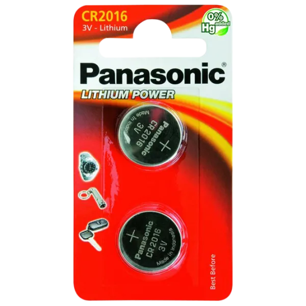 Baterie Panasonic CR-2032EL/2B Lithium CR2032 3 V / 2 buc. photo 1