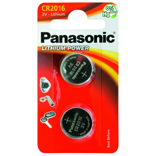 Baterie Panasonic CR-2032EL/2B Lithium CR2032 3 V / 2 buc. photo 1