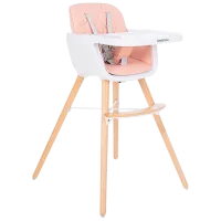 Scaun de masă Kikka Boo Woody (31004010083) Crescător/ 6 luni / Pink 