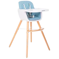 Стульчик для кормления Kikka Boo Woody (31004010084) Растущий/ 6 месяцев / Синий 