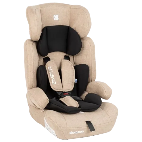 Детское автокресло Kikka Boo Zimpla  9 месяцев - 12 лет / / Бежевый photo 1